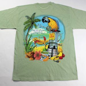 Caribean Surf Souvenir Womens Sz Large Green
